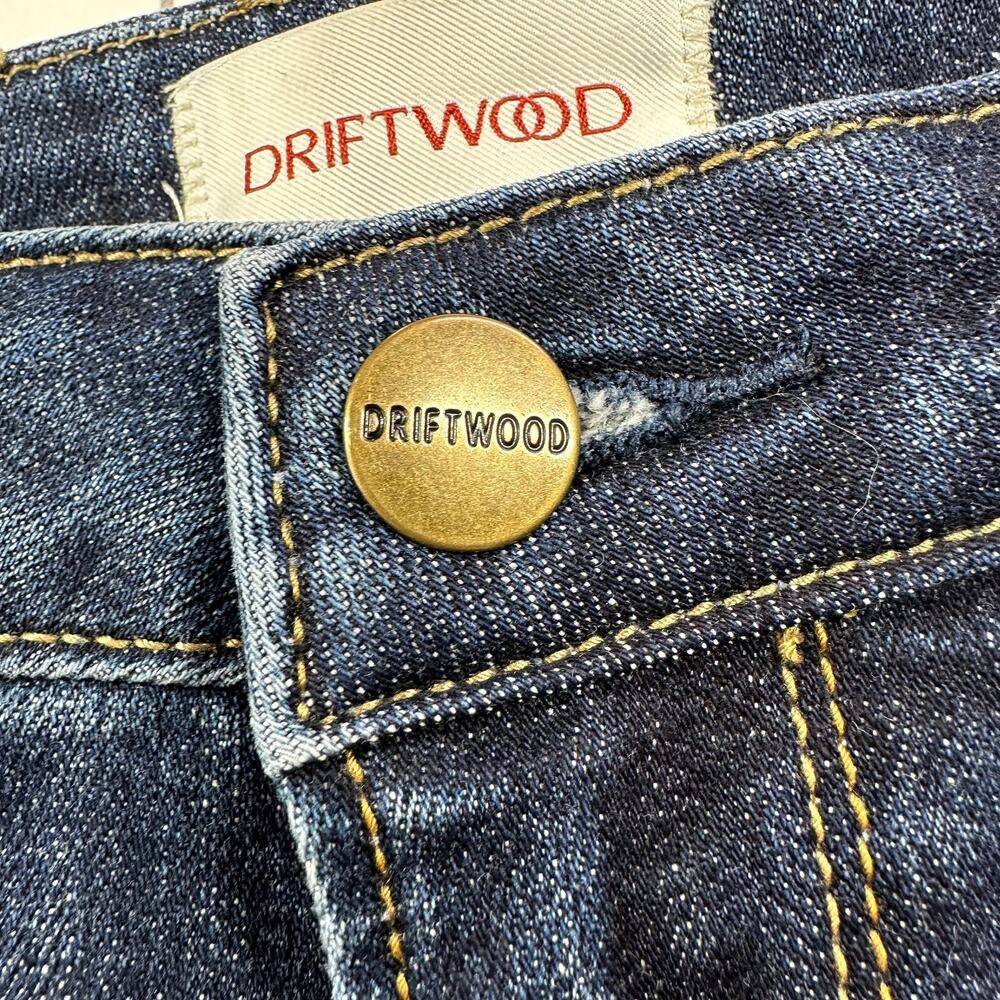 Driftwood Jeans Womens 29 Blue Stella Straight Leg High Rise Fade Western Boho - Picture 5 of 11